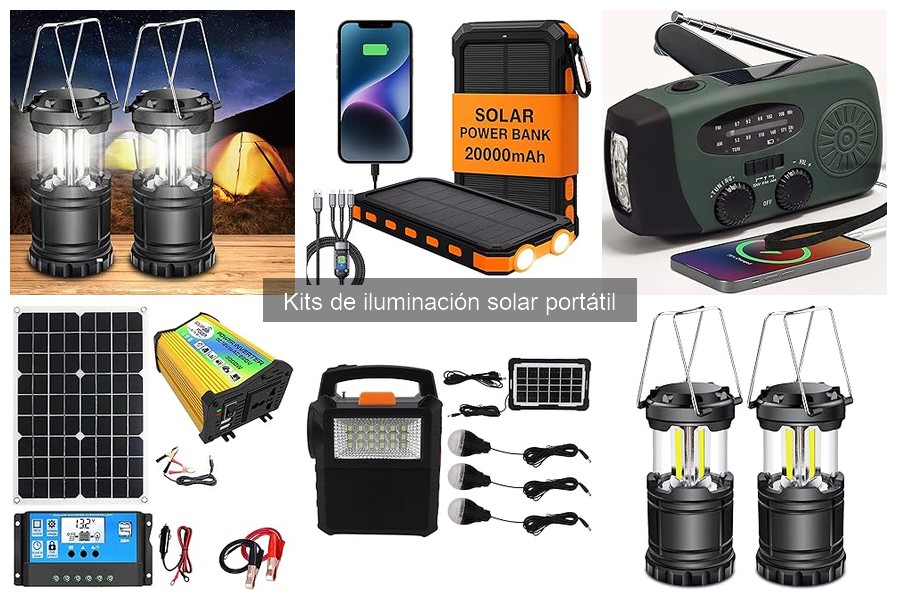 Los kits de iluminación solar portátil más vendidos en 2023