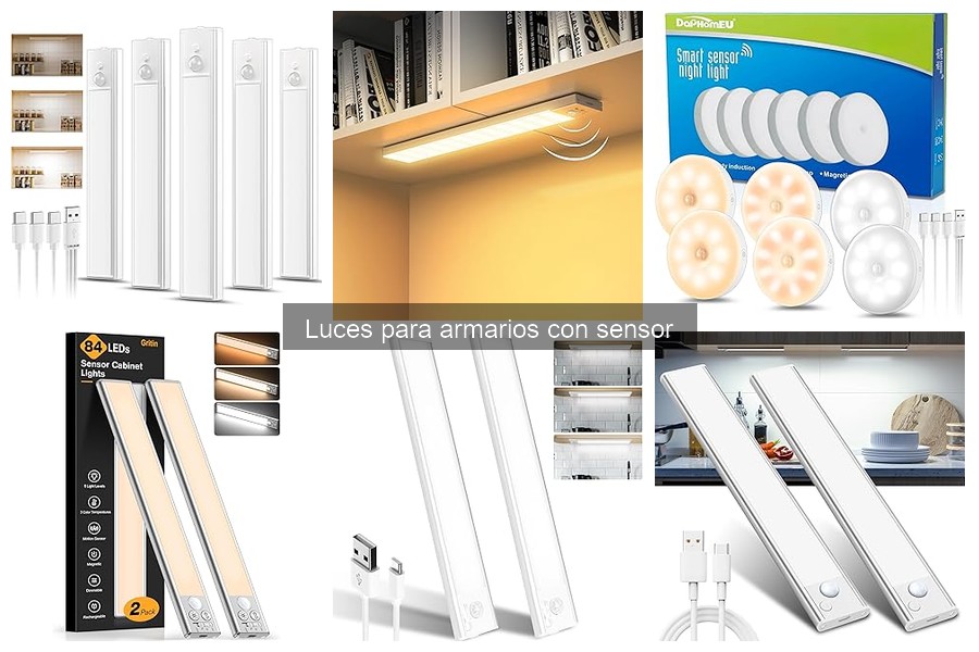 Luces con y sin sensor: ¿Cuál elegir para tu armario?