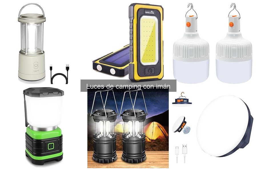 Luces de Camping con Imán: ¿Qué Son y Cómo Usarlas?