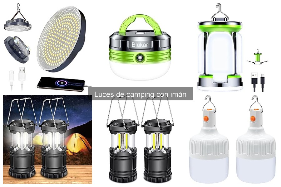 Luces de Camping con Imán vs Faroles Tradicionales: ¿Cuál Elegir?