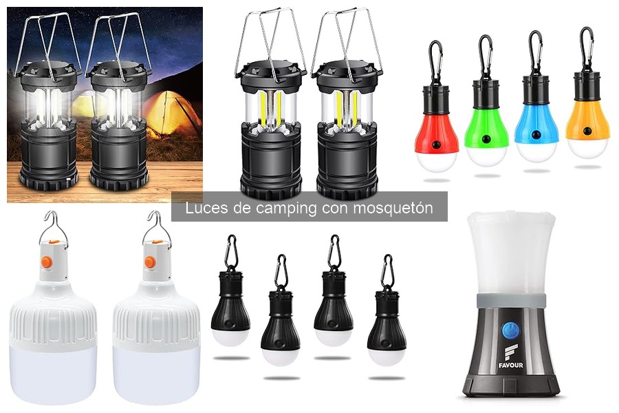 Luces de Camping con Mosquetón Asequibles para 2023