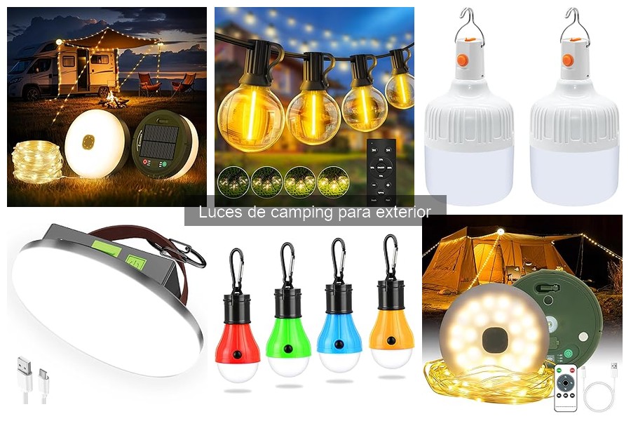 Luces de Camping para Exterior: ¿Qué Son y Cómo Funcionan?