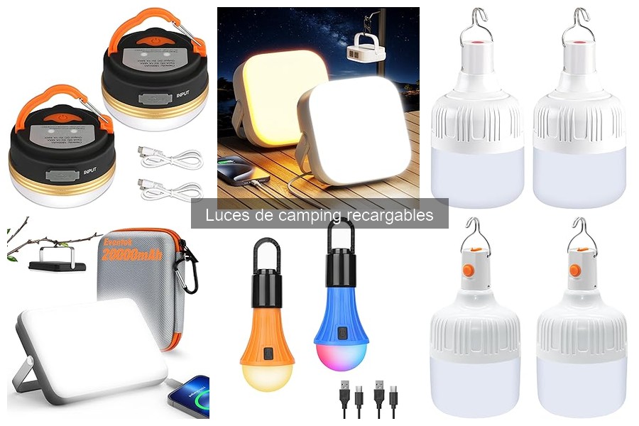 Luces de camping recargables con panel solar: ¿son efectivas?