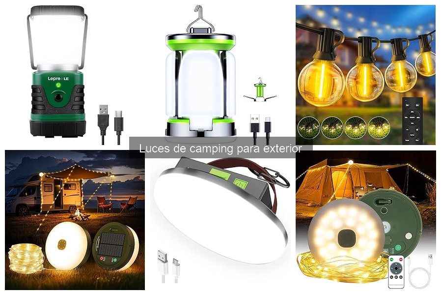 Luces de Camping Solares vs. Eléctricas: ¿Cuál Elegir?