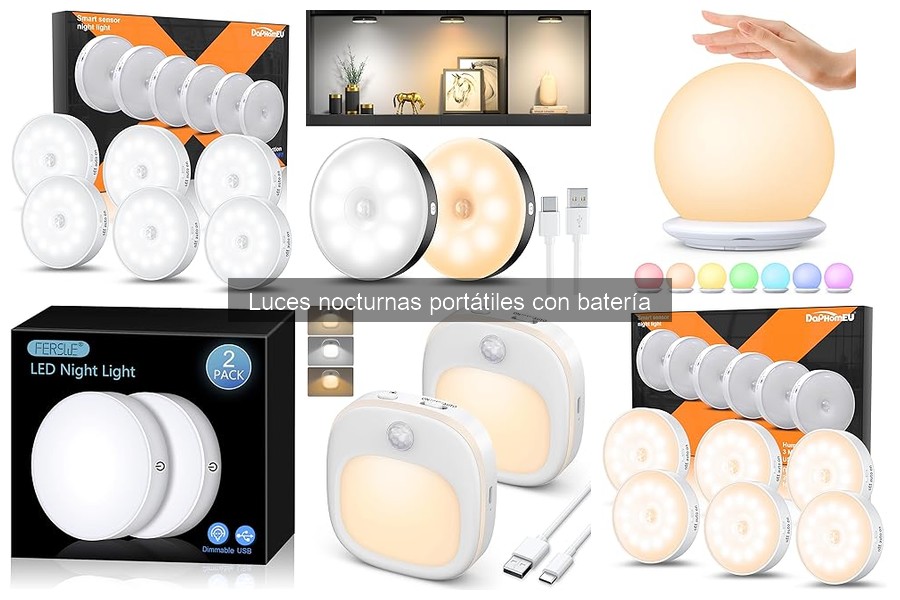 Luces Nocturnas Portátiles con Carga Solar: Eficiencia y Ventajas