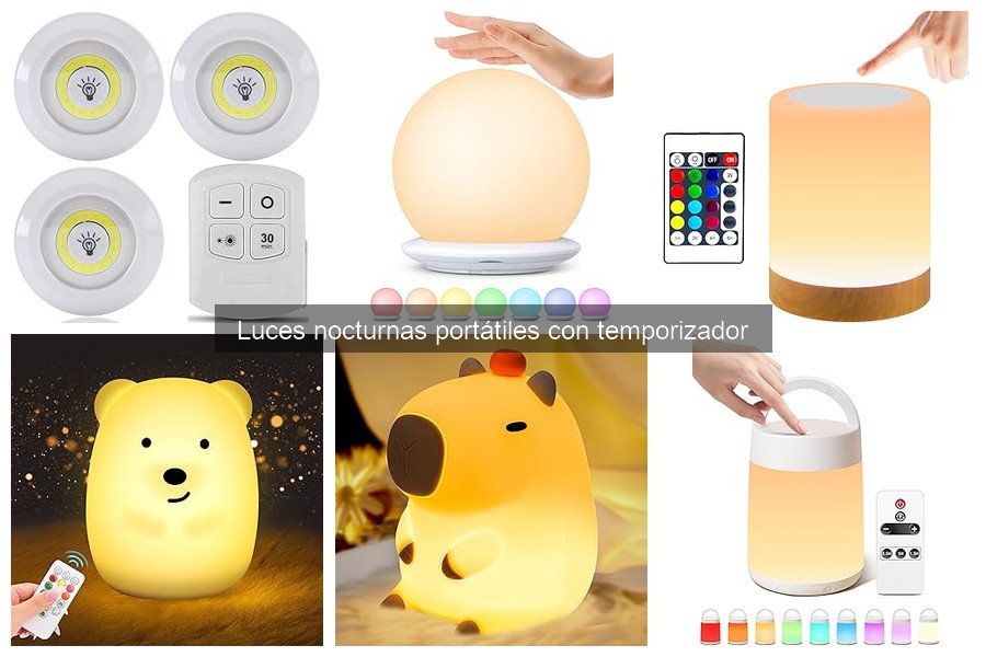 Luces Nocturnas Portátiles con Temporizador: ¿Qué Son?