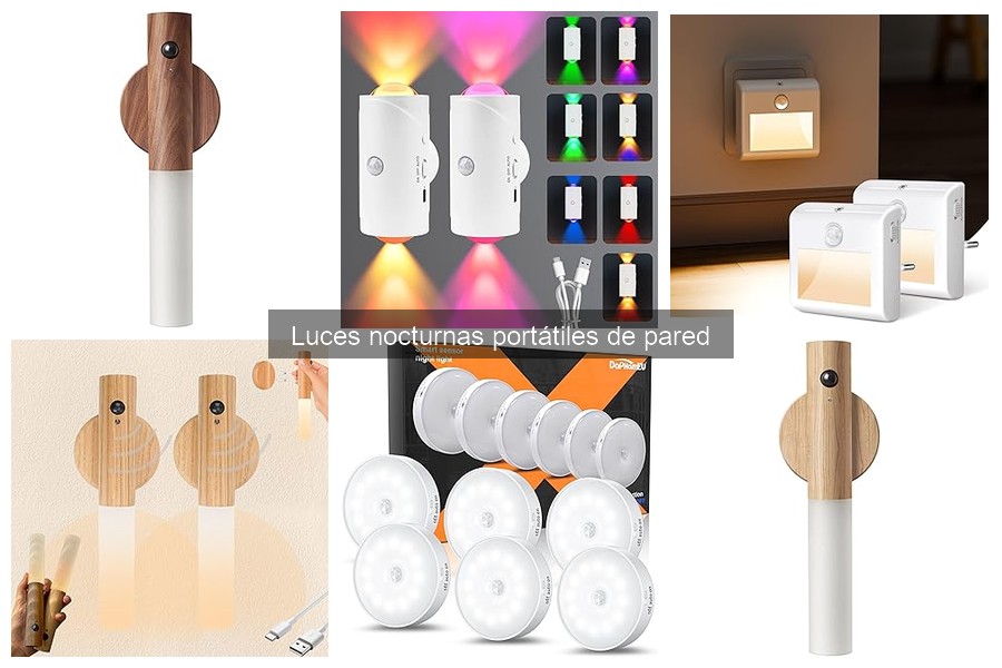 Luces Nocturnas Portátiles de Pared: ¿Qué Son y Cómo Funcionan?