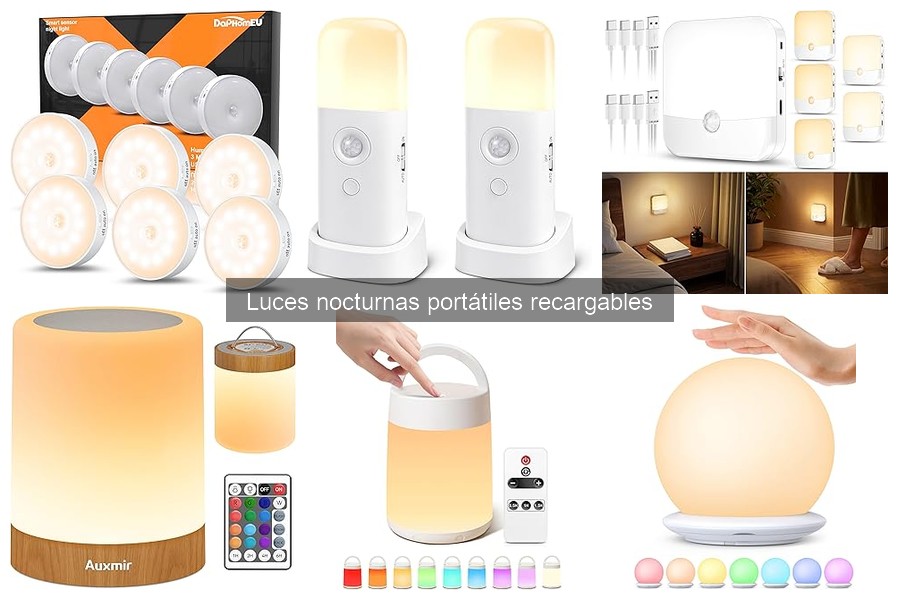 Luces Nocturnas Portátiles Recargables: ¿Qué son y cómo funcionan?