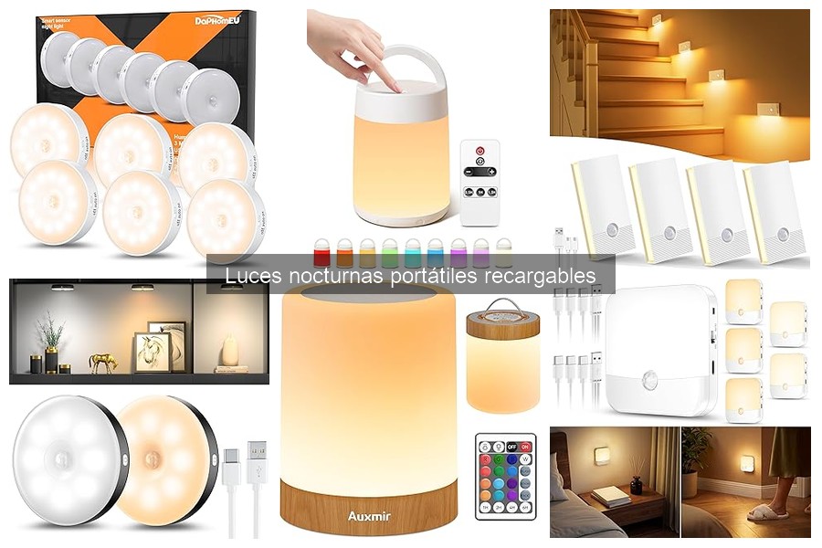 Luces Nocturnas Portátiles Recargables: ¿Son Seguras para Niños?