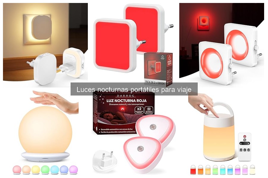 Luces Nocturnas Portátiles: Recargables vs. Con Pilas