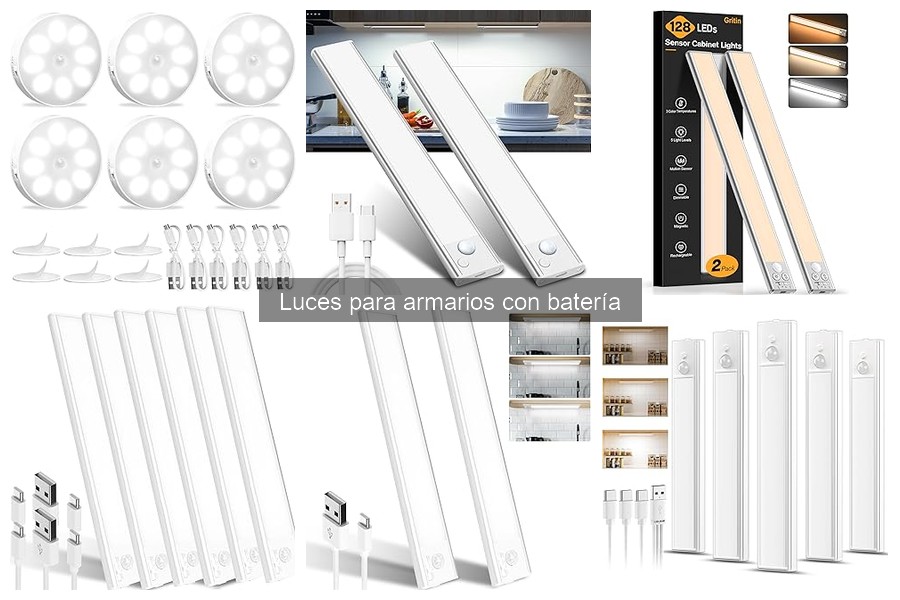 Luces para armarios con batería: ¿Qué son y para qué sirven?