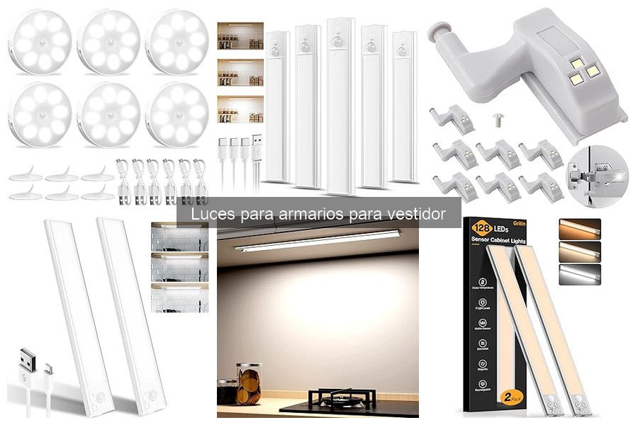 Luces para armarios: precios y mejores lugares para comprarlas