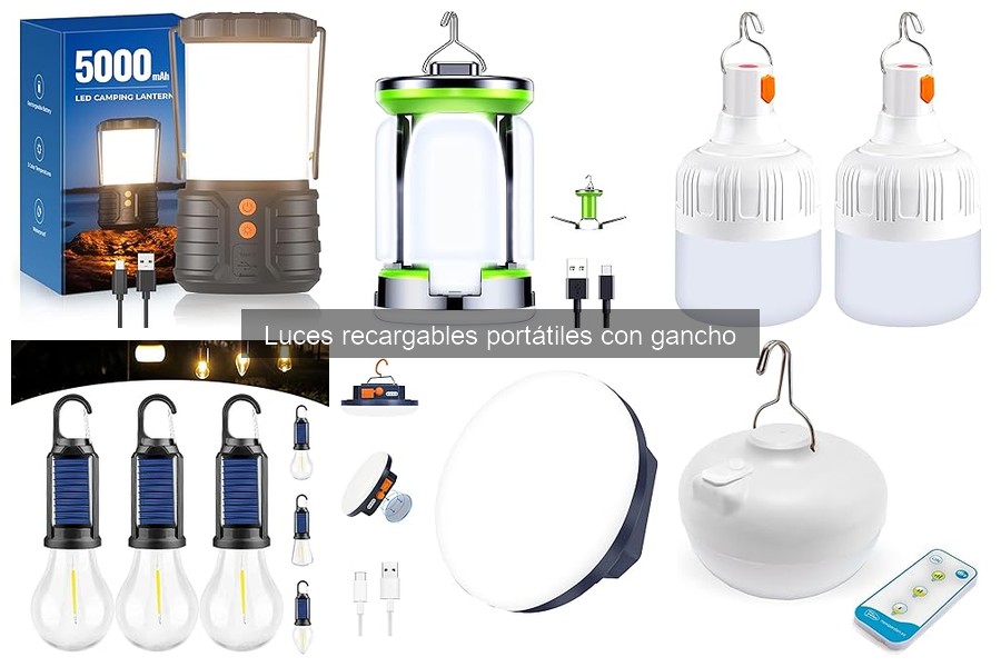 Luces Recargables con Gancho para Emergencias: Guía Práctica
