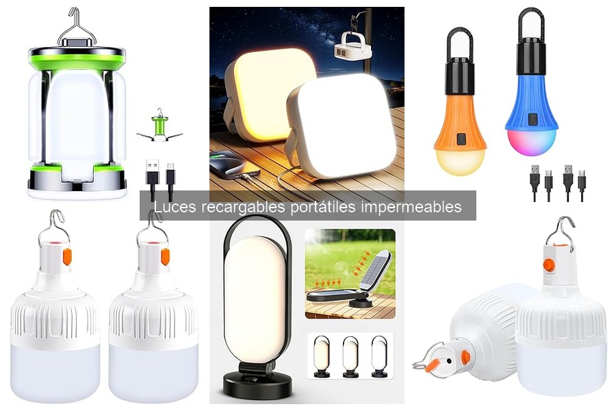 Luces Recargables Impermeables: ¿Son aptas para exteriores?