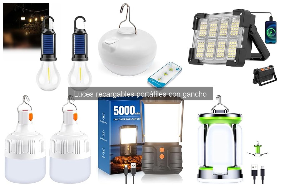 Luces Recargables Portátiles con Gancho: Todo Lo Que Necesitas Saber