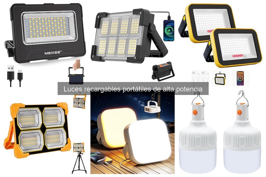 Luces Recargables Portátiles de Alta Potencia: Guía Completa