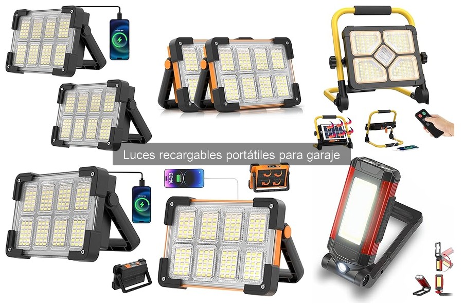 Luces Recargables Portátiles para Garaje: ¿Qué Son y Características?