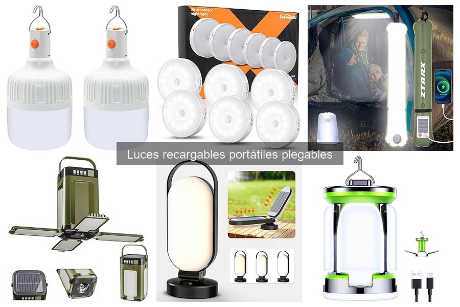 Luces Recargables Portátiles Plegables: ¿Qué Son y Sus Usos?