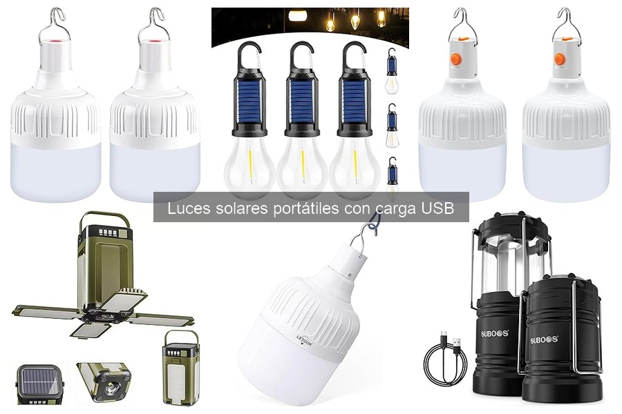 Luces Solares Portátiles con Carga USB: ¿Qué Son y Cómo Funcionan?