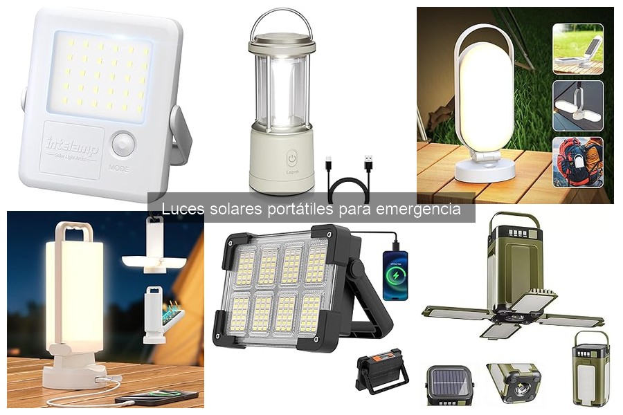 Luces solares portátiles para emergencia: ¿Qué son y cómo funcionan?