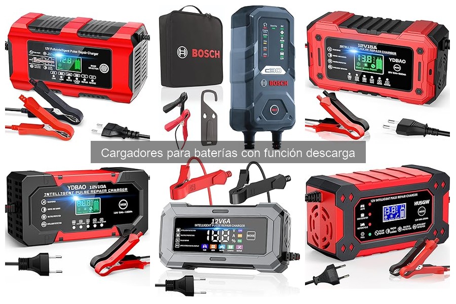 Mantenimiento de Cargadores de Baterías con Función Descarga