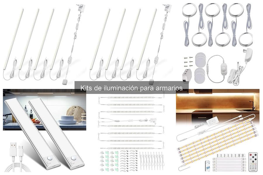 Mantenimiento de kits de iluminación para armarios: consejos útiles