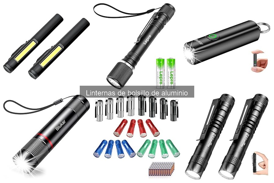 Mantenimiento de Linternas de Bolsillo de Aluminio