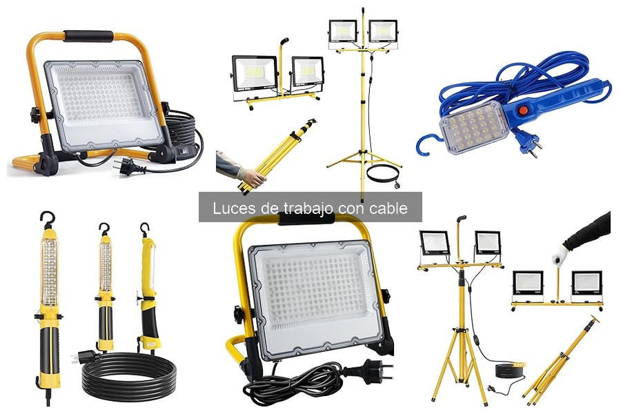 Mantenimiento de luces de trabajo con cable: Guía práctica