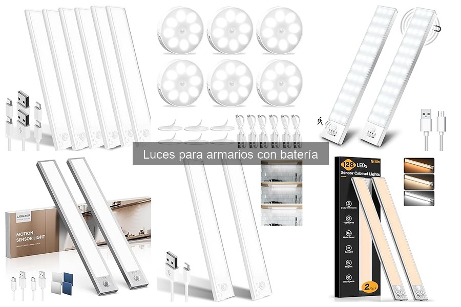 Mantenimiento de luces para armarios con batería: consejos útiles