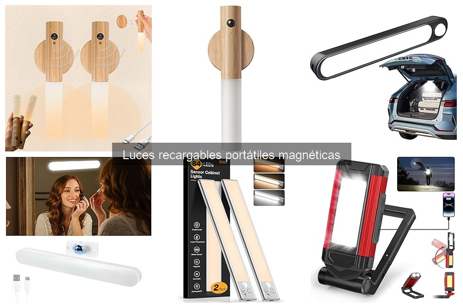 Mantenimiento de luces recargables magnéticas: consejos prácticos