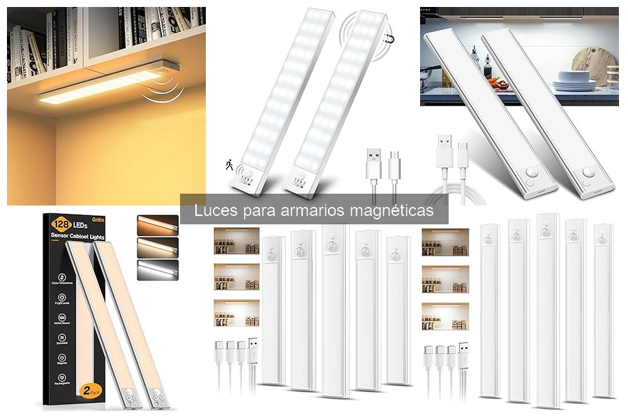 Mantenimiento eficaz de luces magnéticas para armarios