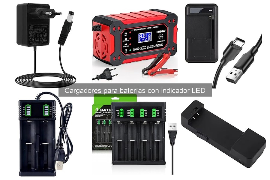 Mejores accesorios para cargadores de baterías con LED