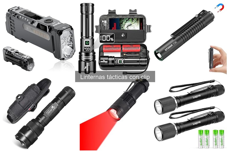 Mejores accesorios para linternas tácticas con clip
