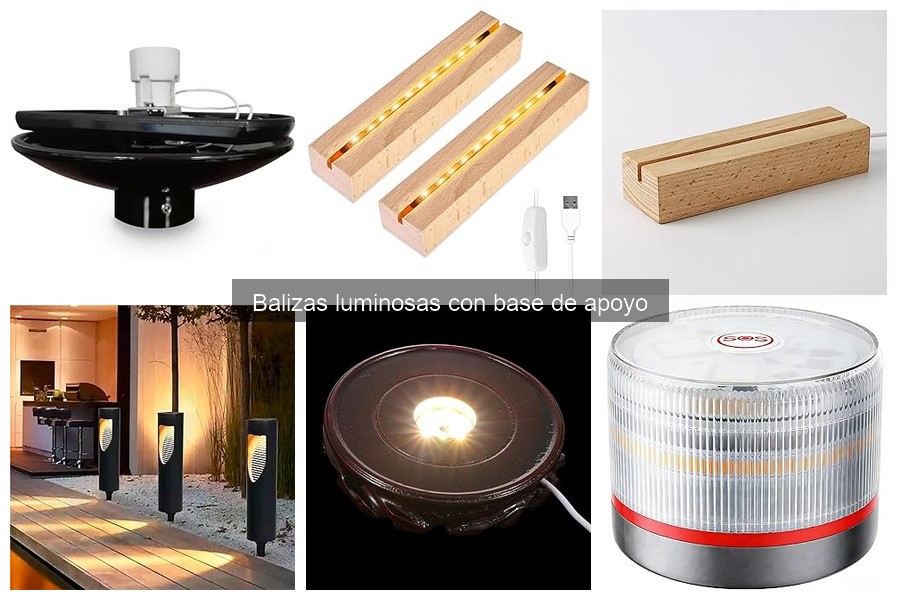 Mejores balizas luminosas con base para camping 2023