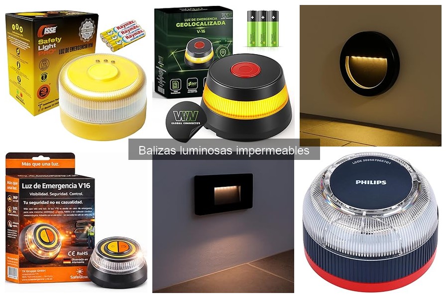 Mejores balizas luminosas impermeables para camping 2023
