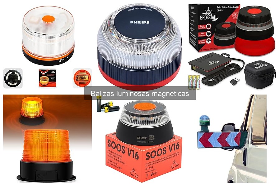Mejores balizas luminosas magnéticas para emergencias
