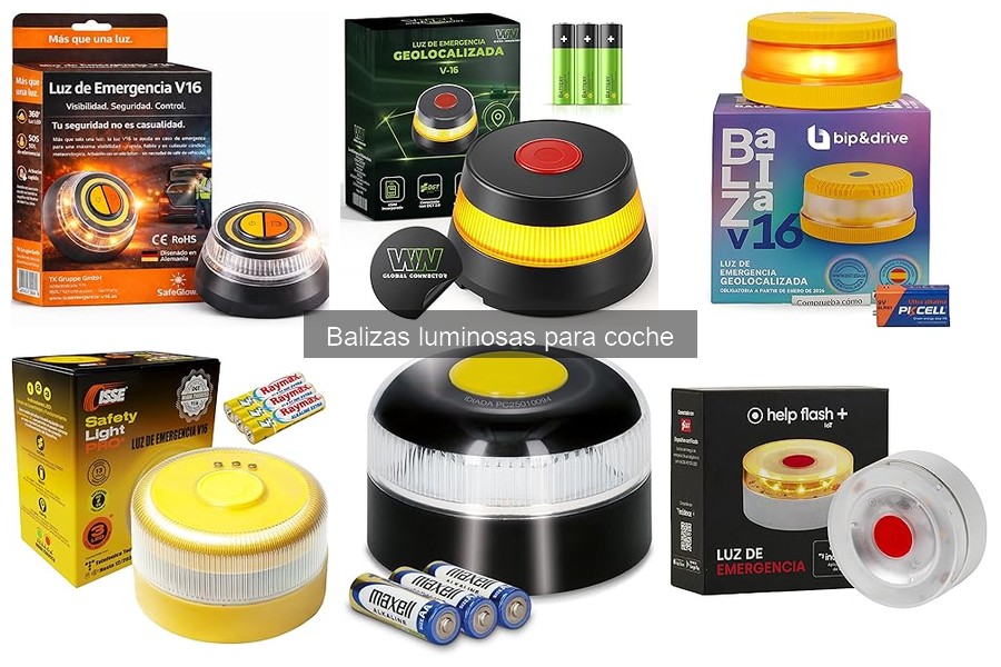 Mejores balizas luminosas para coche: compara y elige