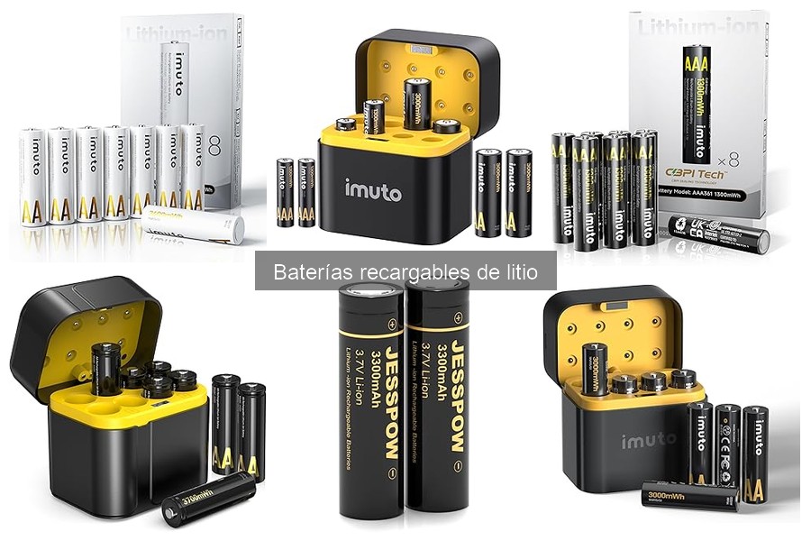 Mejores baterías recargables de litio para linternas en 2023