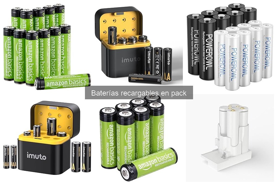 Mejores baterías recargables en pack para linternas