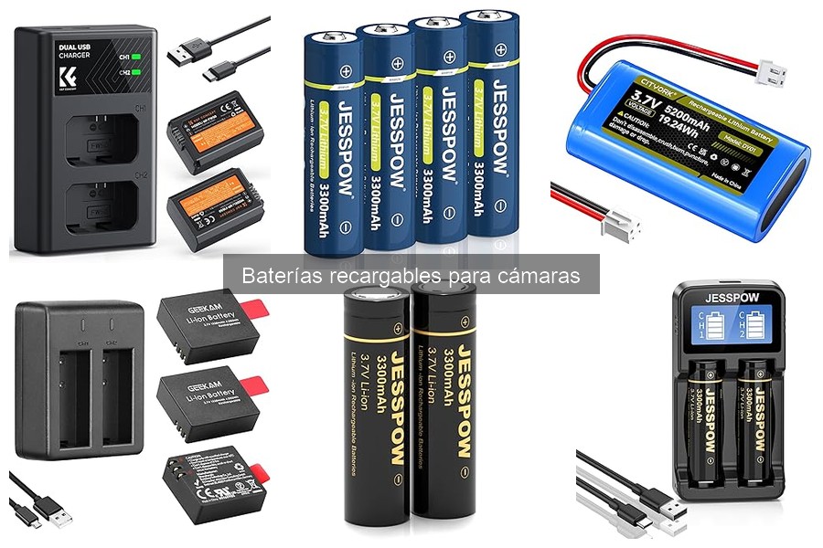 Mejores Baterías Recargables para Cámaras DSLR: Comparativa 2023