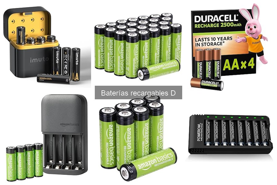 Mejores baterías recargables para camping: comparación 2023