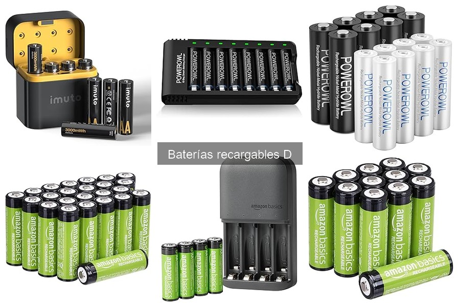 Mejores baterías recargables para linternas y dispositivos portátiles