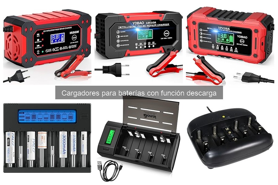 Mejores cargadores para baterías con función descarga 2023