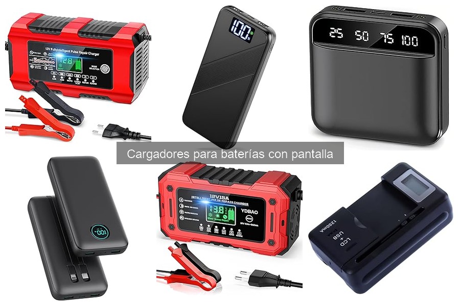 Mejores cargadores para baterías con pantalla en 2023
