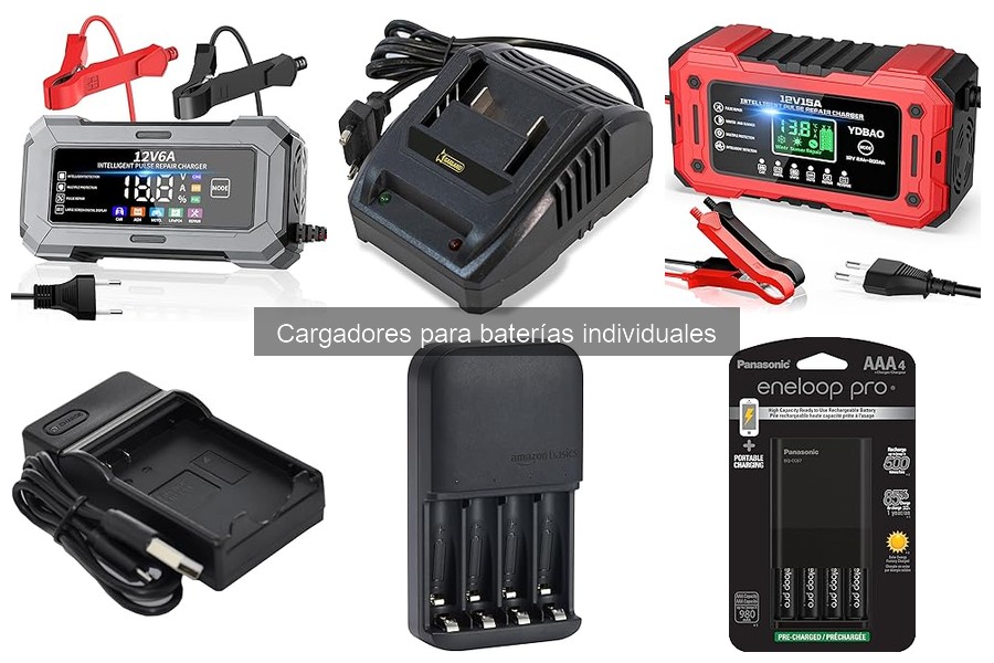 Mejores cargadores para baterías individuales en casa