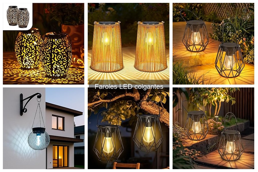 Mejores faroles LED colgantes para camping: comparativa 2023