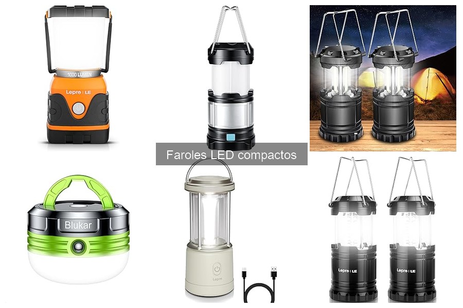 Mejores faroles LED compactos para camping en 2023