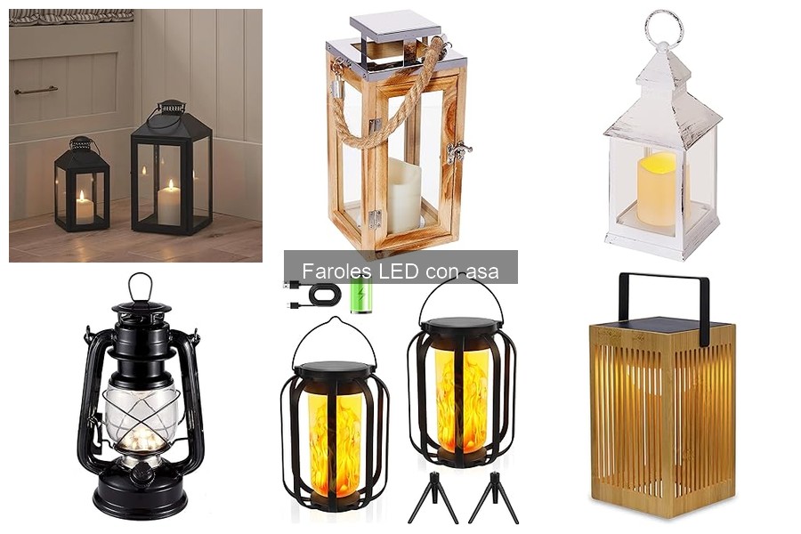 Mejores faroles LED con asa para camping en 2023