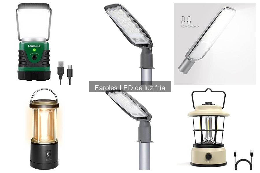 Mejores faroles LED de luz fría para camping en 2023