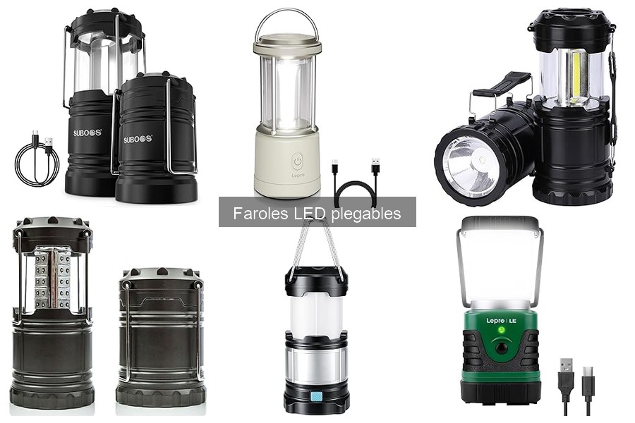 Mejores Faroles LED Plegables para Aventureros